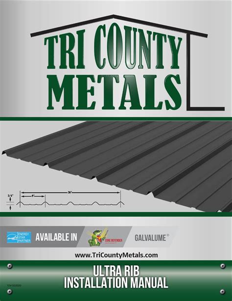 tri county roofing and sheet metal|ultra rib metal roofing panels.